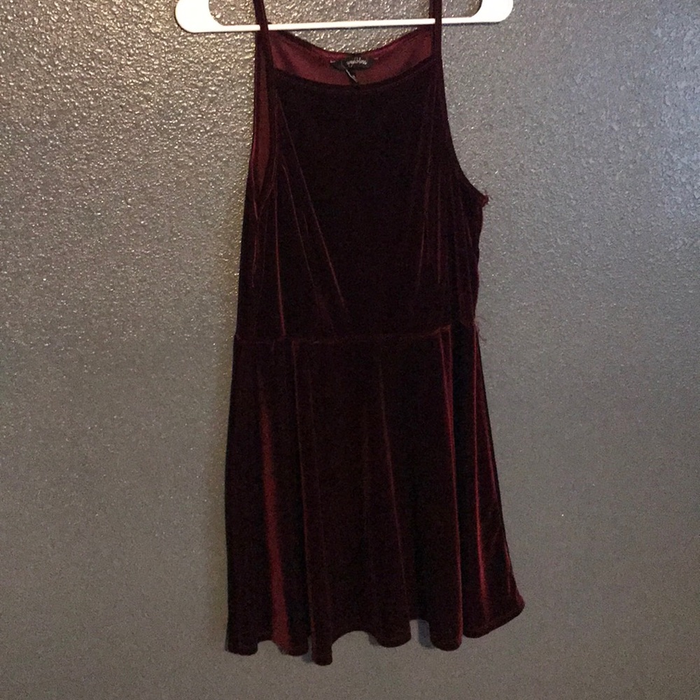Suede dress